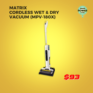 MATRIX CORDLESS WET & DRY VACUUM (MPV-180X)