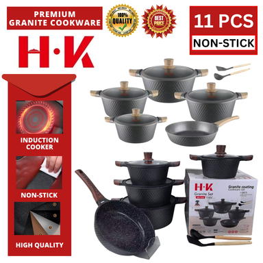 HK11 PREMIUM GRANITE COOKWARE (PERIUK)