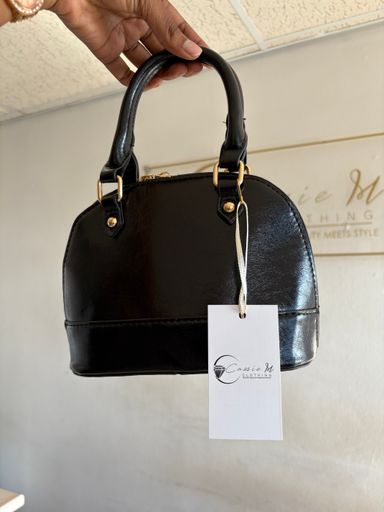 Faux leather Dome bag