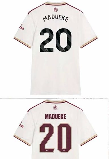 Arsenal 2025/26 Third Shirt (White)