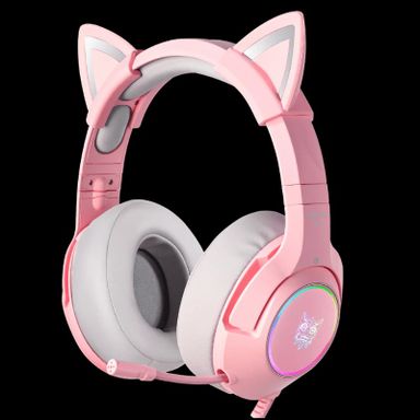 ONIKUMA K9 RGB Stereo Gaming Headset with Cat Ears for PS4, Xbox, PC and Switch