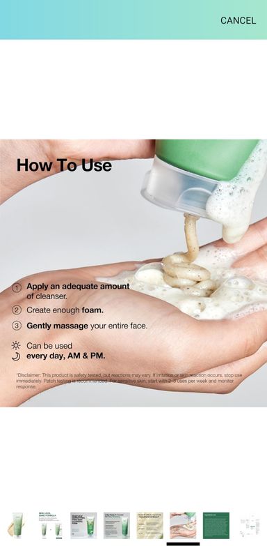 Anua Heartleaf Quercetinol Deep Cleansing foam 150ml