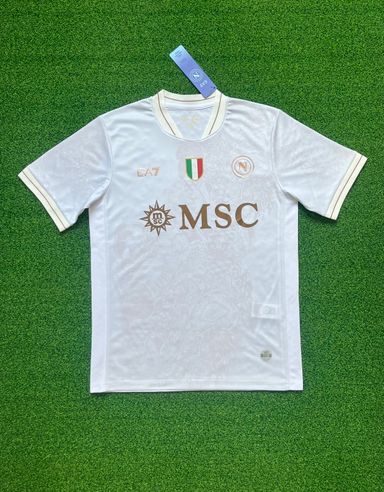 Napoli 2025/26 Third Shirt (White / Brown)