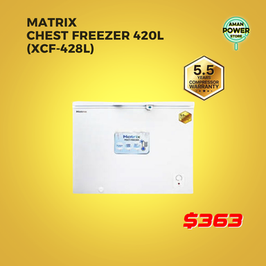 MATRIX CHEST FREEZER 420L (XCF-428L)