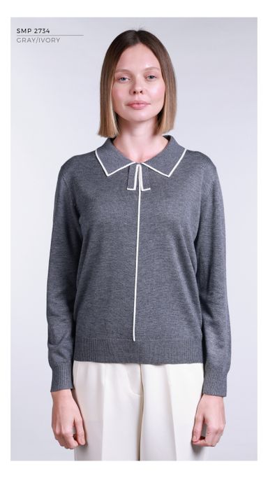 SMP2734 - GRAY/IVORY