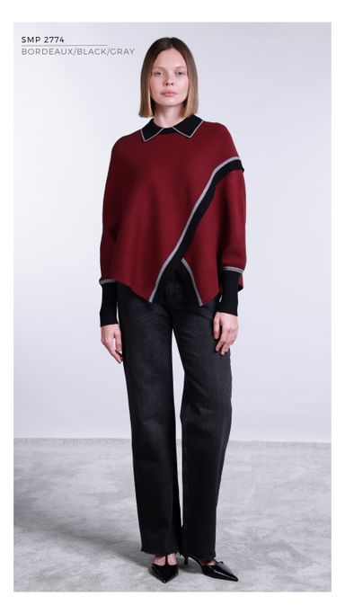 SMP2774 - BORDEAUX/BLACK/GRAY
