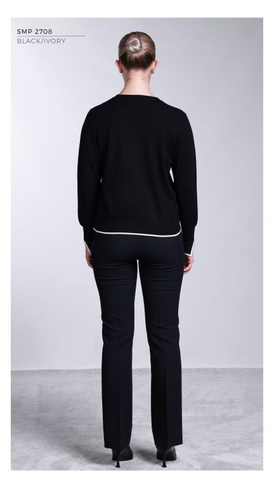 SMP2708 - BLACK/IVORY