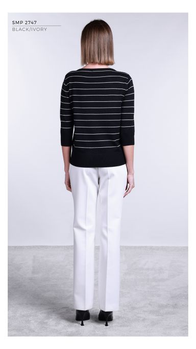 SMP2747 - BLACK/IVORY