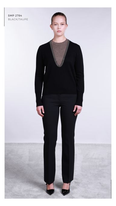 SMP2784 - BLACK/TAUPE