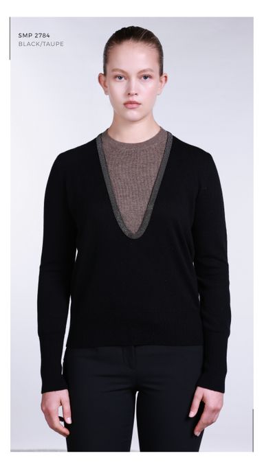 SMP2784 - BLACK/TAUPE