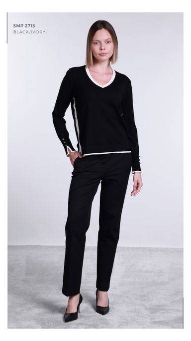 SMP2715 - BLACK/IVORY