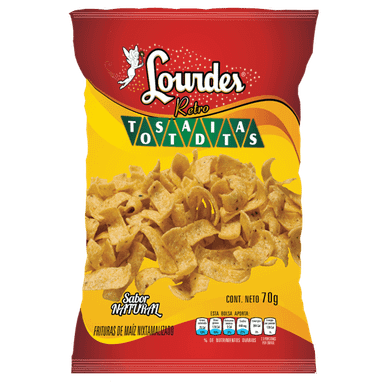 Tostaditas Naturales Lourdes 70 Gr.