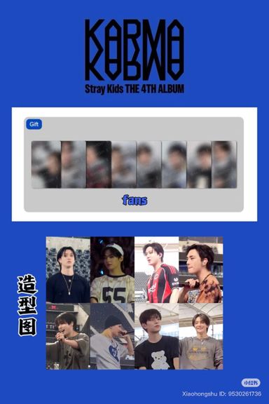 (With POB) Stray Kids The 4th Album KARMA Accordion / Compact Ver