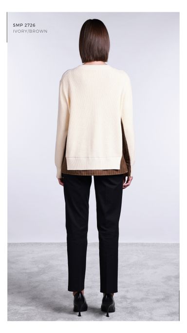 SMP2726 - IVORY/BROWN