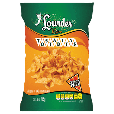 Fritos Tostaditas Sabor Pizza Lourdes 125 Gr.