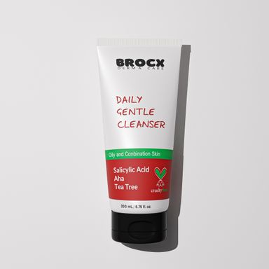 ‏BROCX SALICYLIC ACID DAILY GENTLE CLEANSER - 200ML | بروكس غسول يومي مع ساليسليك اسيد -200 مل