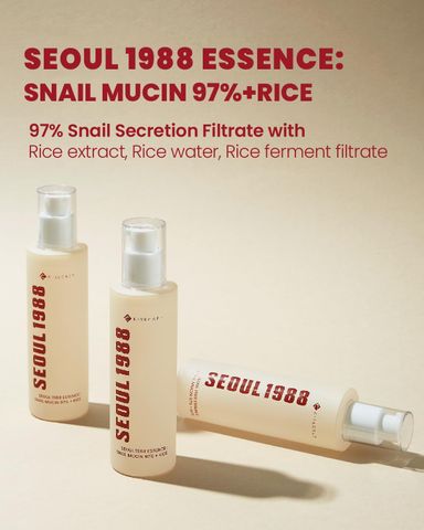 SEOUL 1988 Essence : Snail Mucin 97% + Rice