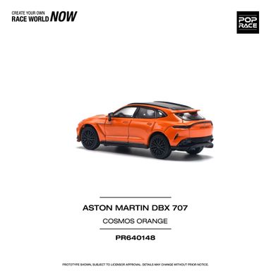 POP RACE MODEL 1/64 ASTON MARTIN DBX 707 - COSMOS ORANGE