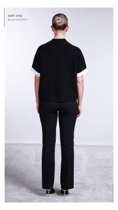 SMP2735 - BLACK/IVORY