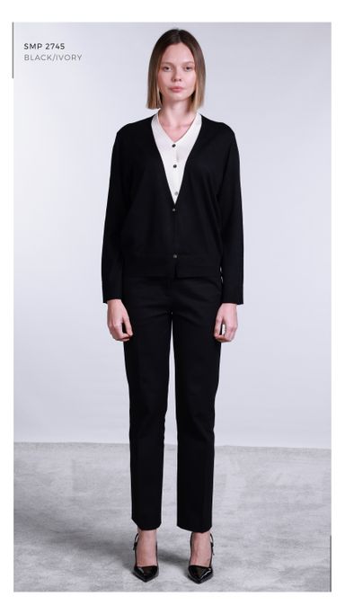 SMP2745 - BLACK/IVORY