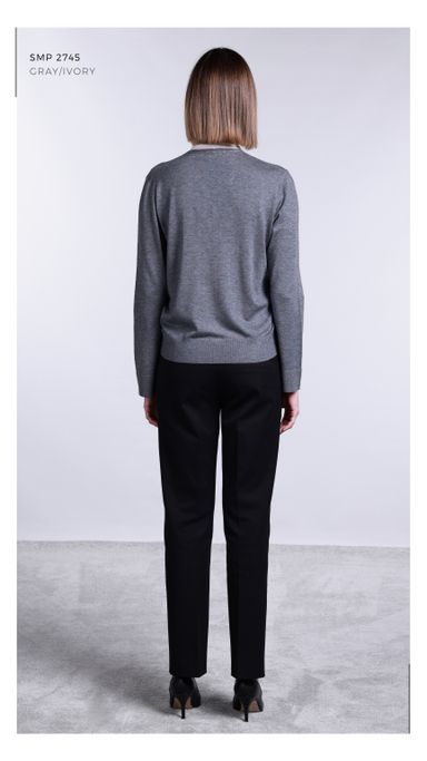 SMP2745 - GRAY/IVORY