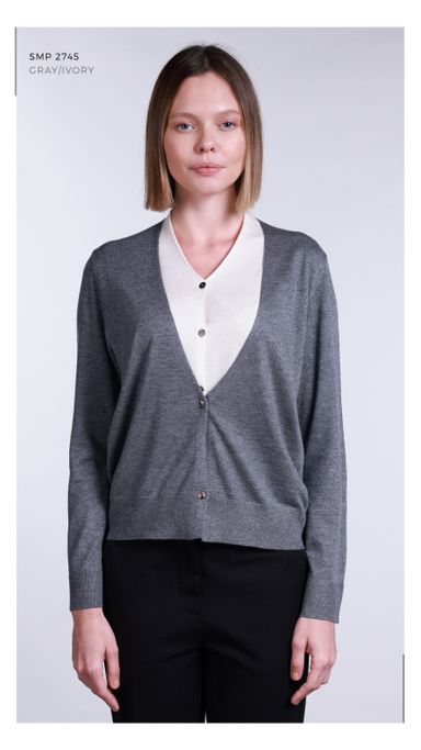 SMP2745 - GRAY/IVORY