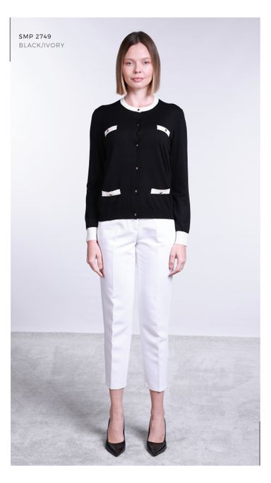 SMP2749 - BLACK/IVORY