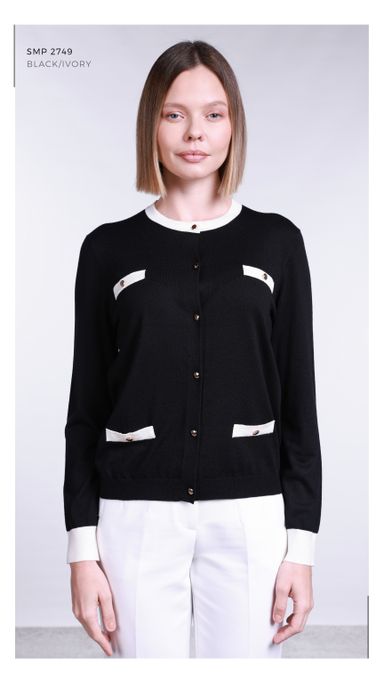 SMP2749 - BLACK/IVORY