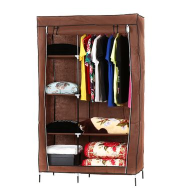 Portable Foldable Fabric Wardrobe Storage - خزانة ملابس متنقلة