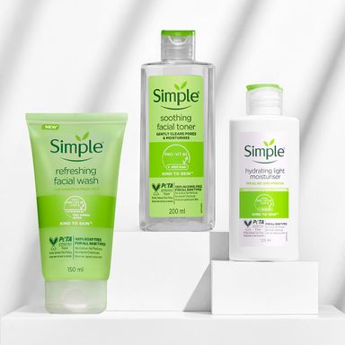 Minimalist Skincare Routine Set (Oily-combination Skin Combo Facial Wash, Toner & Moisturiser)