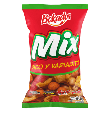 Cacahuates Mix Bokados 90 Gr.