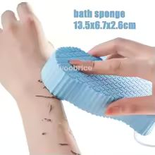 Silicone Bath Brush & Foot Massage Mat  حصيرة استحمام سيليكون مانعة للانزلاق مع فرشاة فرك الظهر وتدليك القدم