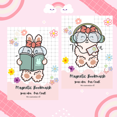 2pcs Magnetic Bookmarks  Sale Set #1