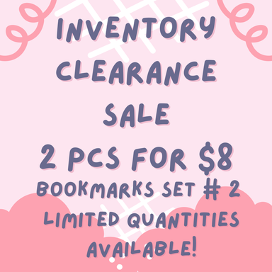 2pcs Magnetic Bookmarks  Sale Set #2