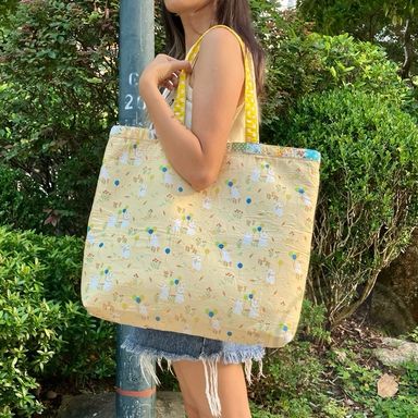拼布Totebag 《大尺寸》