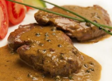 Filete de res al pepe verde 