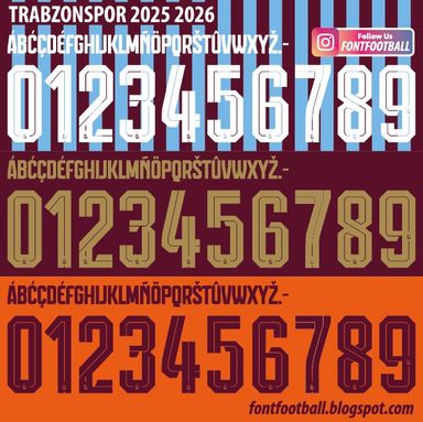 Font Vector Trabzonspor 2025 2026 kit