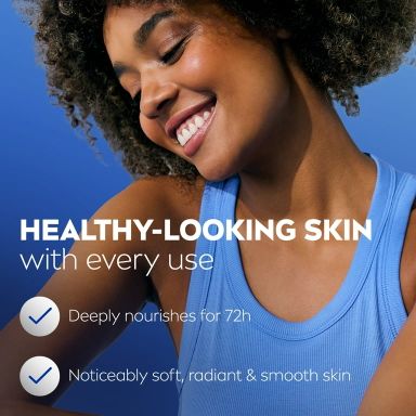NIVEA Cocoa Butter Body Lotion for Dry Skin with Hyaluronic Acid, 72Hr Moisturizer, 16.9 fl oz