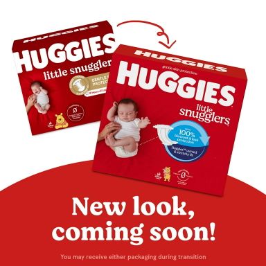 Huggies Little Snugglers Baby Diapers, Size 1 (8-14 lbs), 84 Ct