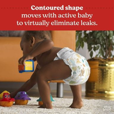 Huggies Little Movers Baby Diapers, Size 4 (22-37 lbs), 58 Ct