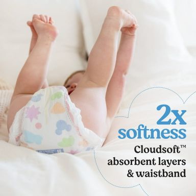 Huggies Snug & Dry Baby Diapers, Size 5 (27+ lbs), 84 Ct