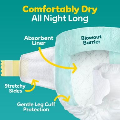 Pampers Swaddlers Diapers, Size 7, 44 Count
