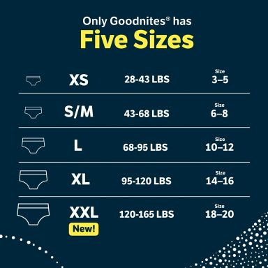 Goodnites Bedwetting Underwear for Girls, L (68-95 lbs), 34 Ct