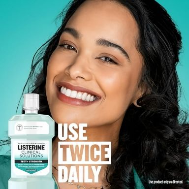 Listerine Clinical Solutions Enamel Strength Mint Oral Rinse 1 L