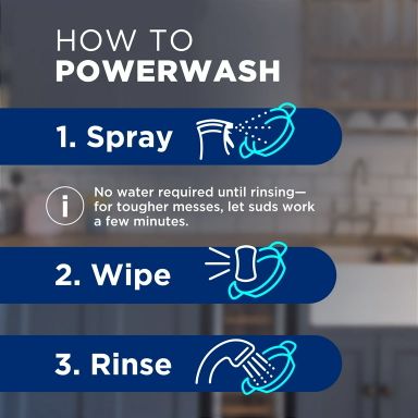 Dawn Powerwash Spray, Dish Soap, Dishwashing Liquid, Crisp Lilac, 16 Fl Oz