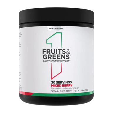 RULE 1 FRUITS & GREENS 30 SERVINGS MIXED BERRY