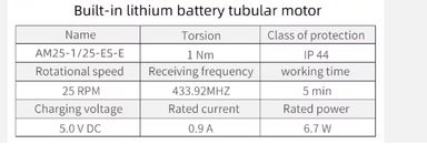 MOTOR SHUTTER PARA ROLLER 