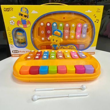 2IN1 PIANO XYLOPHONE MUSIC TOY