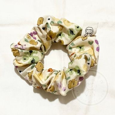 橡筋髮圈《碎花熊》