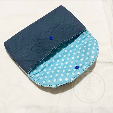 Patchwork 收納袋《藍色》